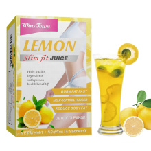 In 2021 the latest slim juice natural weight loss flat tummy detox tea juice vegetable drink lemon slimming juice